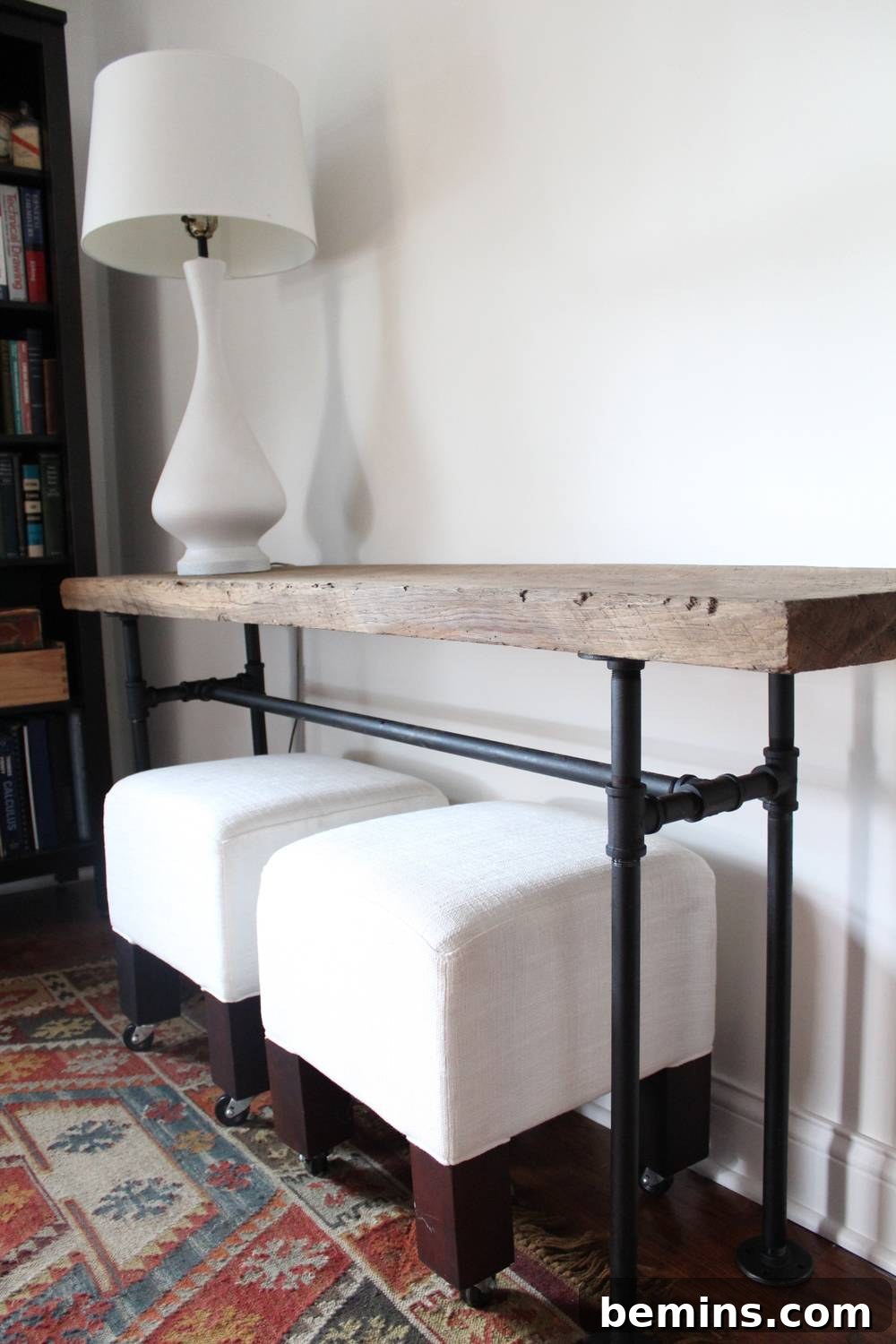 DIY Rustic Wooden Console Table Rustic Furniture Project