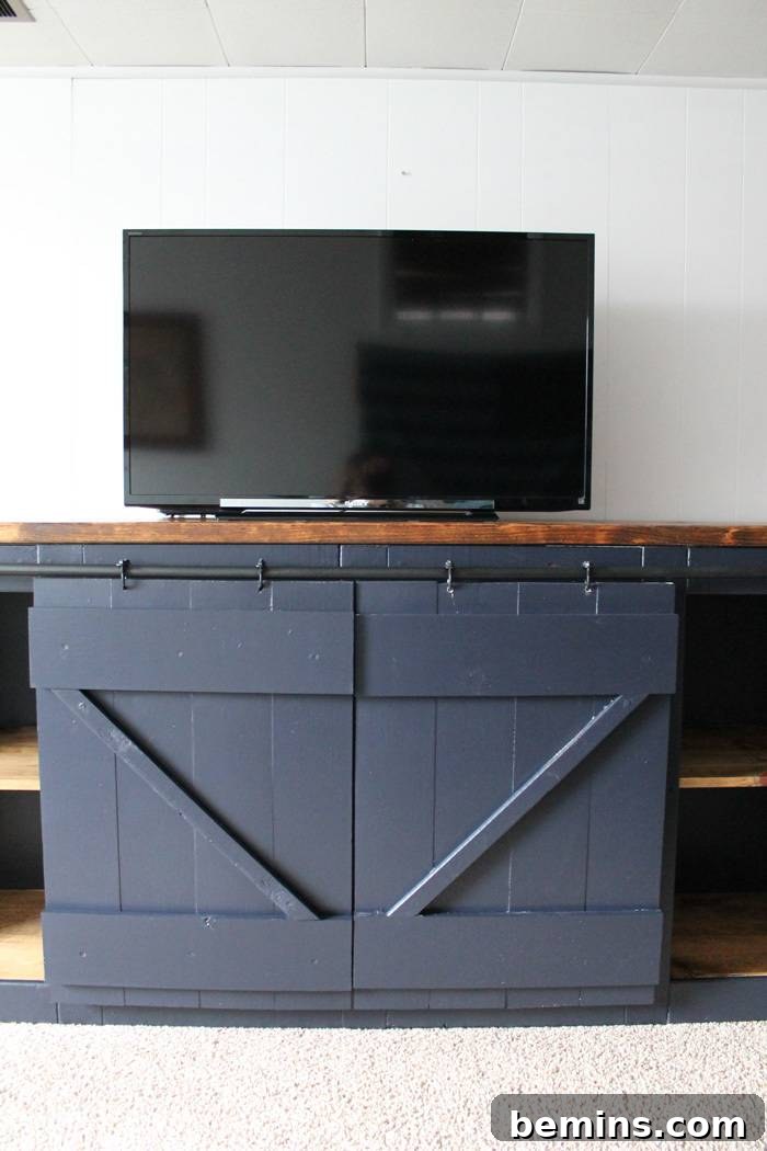 DIY Barn Door Rustic Furniture Project
