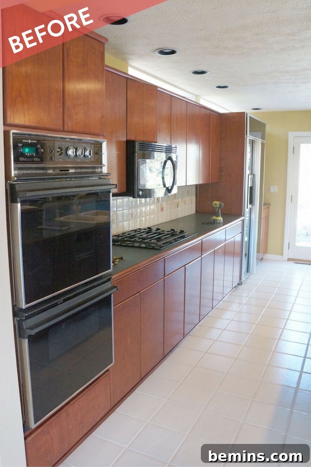 Before: The Original Dated Kitchen