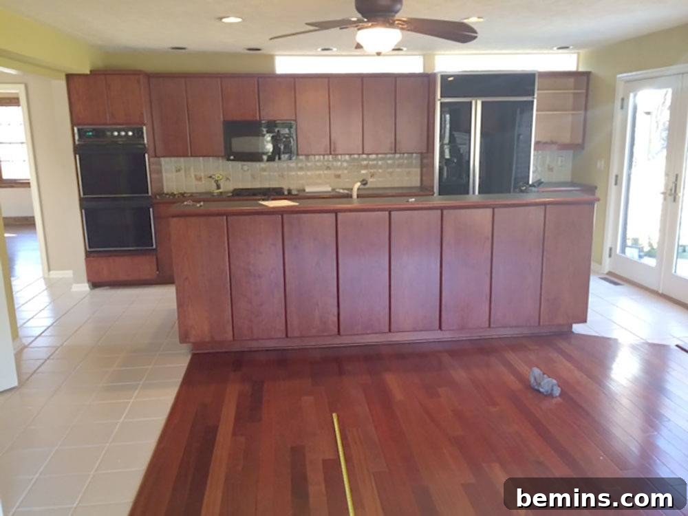 The Original Living Room Space: Inspiration for the Kitchen Renovation