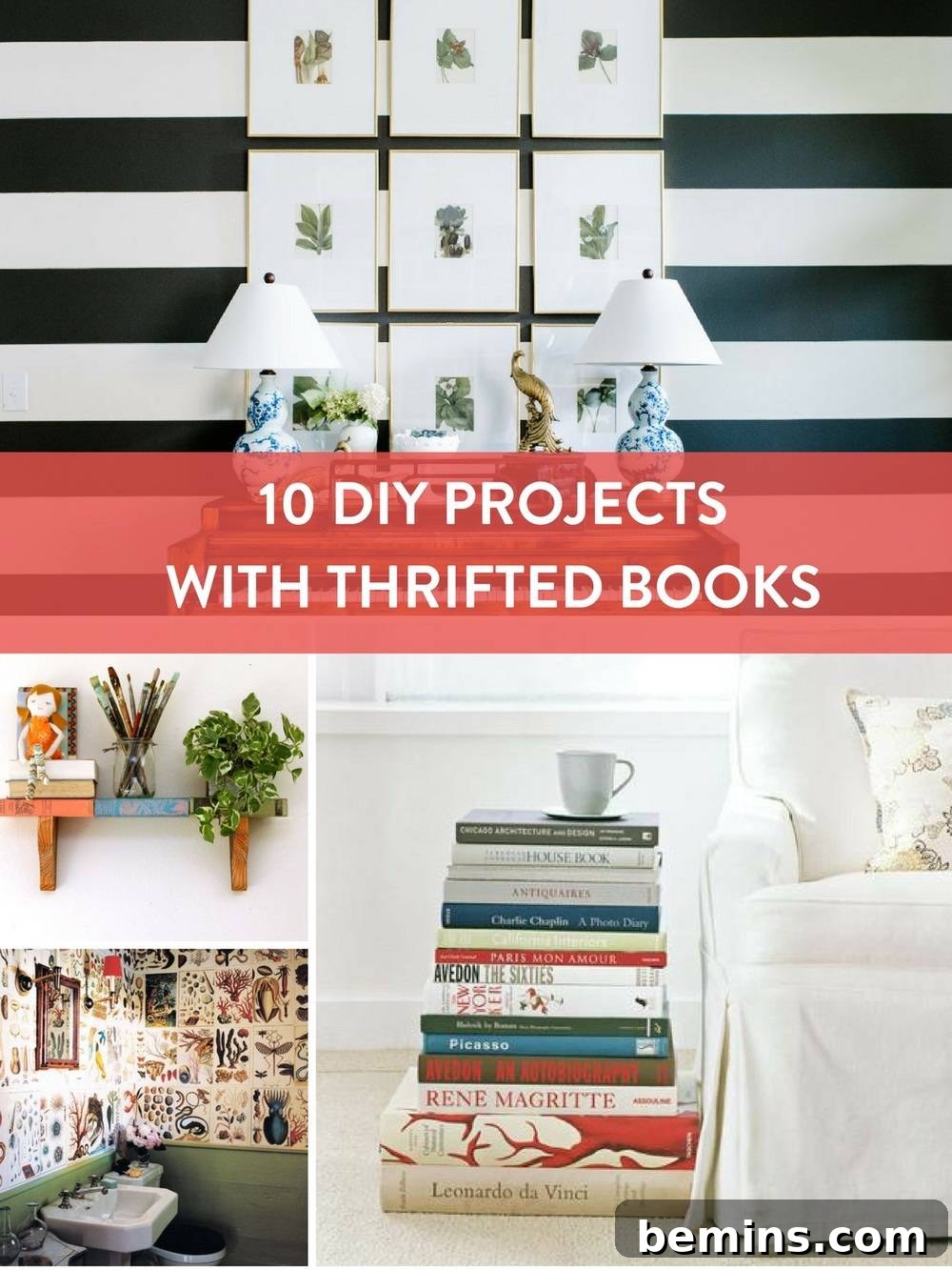 A book with 10 DIY projects on the cover