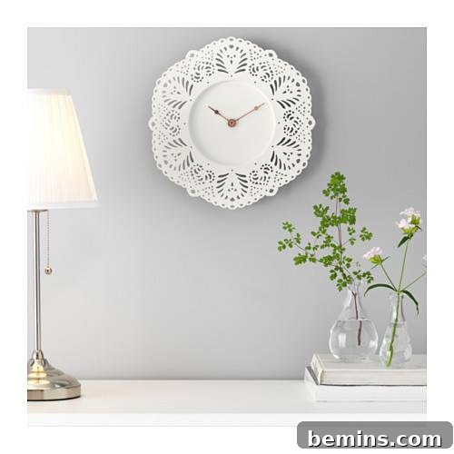 Ten Chic IKEA Finds Under $20 7 IKEA SKURAR Wall Clock