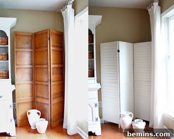 Doors used as room dividers