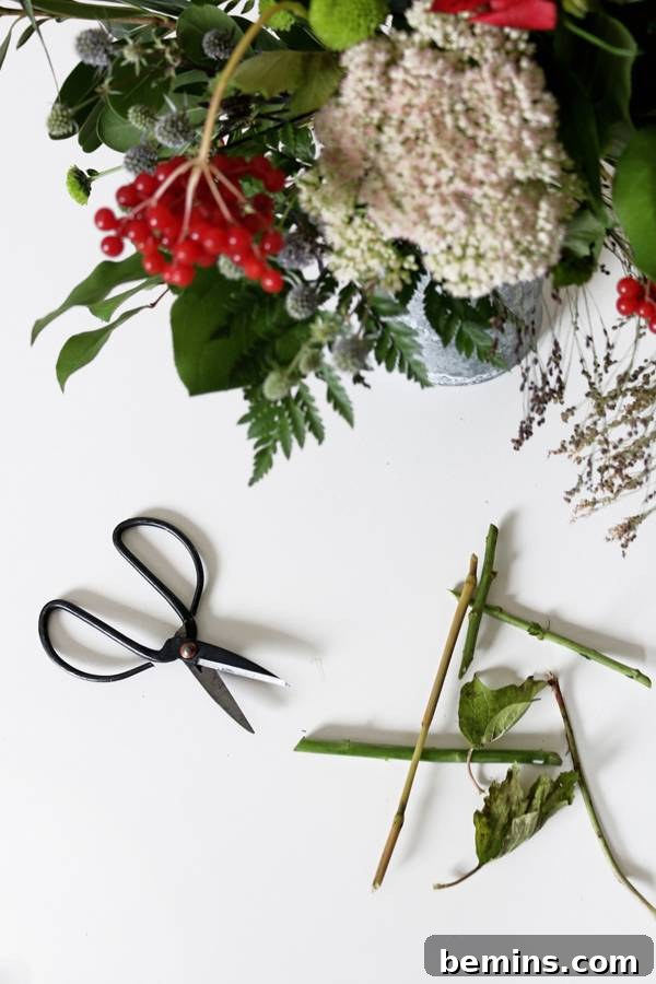 A larger bouquet with a full and abundant arrangement of flowers.