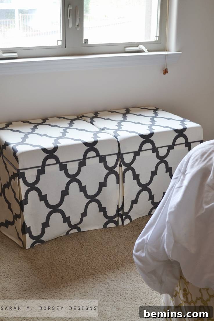 12 Genius IKEA LACK Hacks for a Stylish Home 8 IKEA LACK Table Hack: Upholstered Ottoman