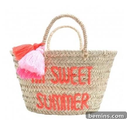Embroidered Straw Tote Inspiration