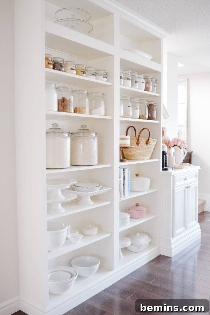 DIY Billy bookcase pantry hack