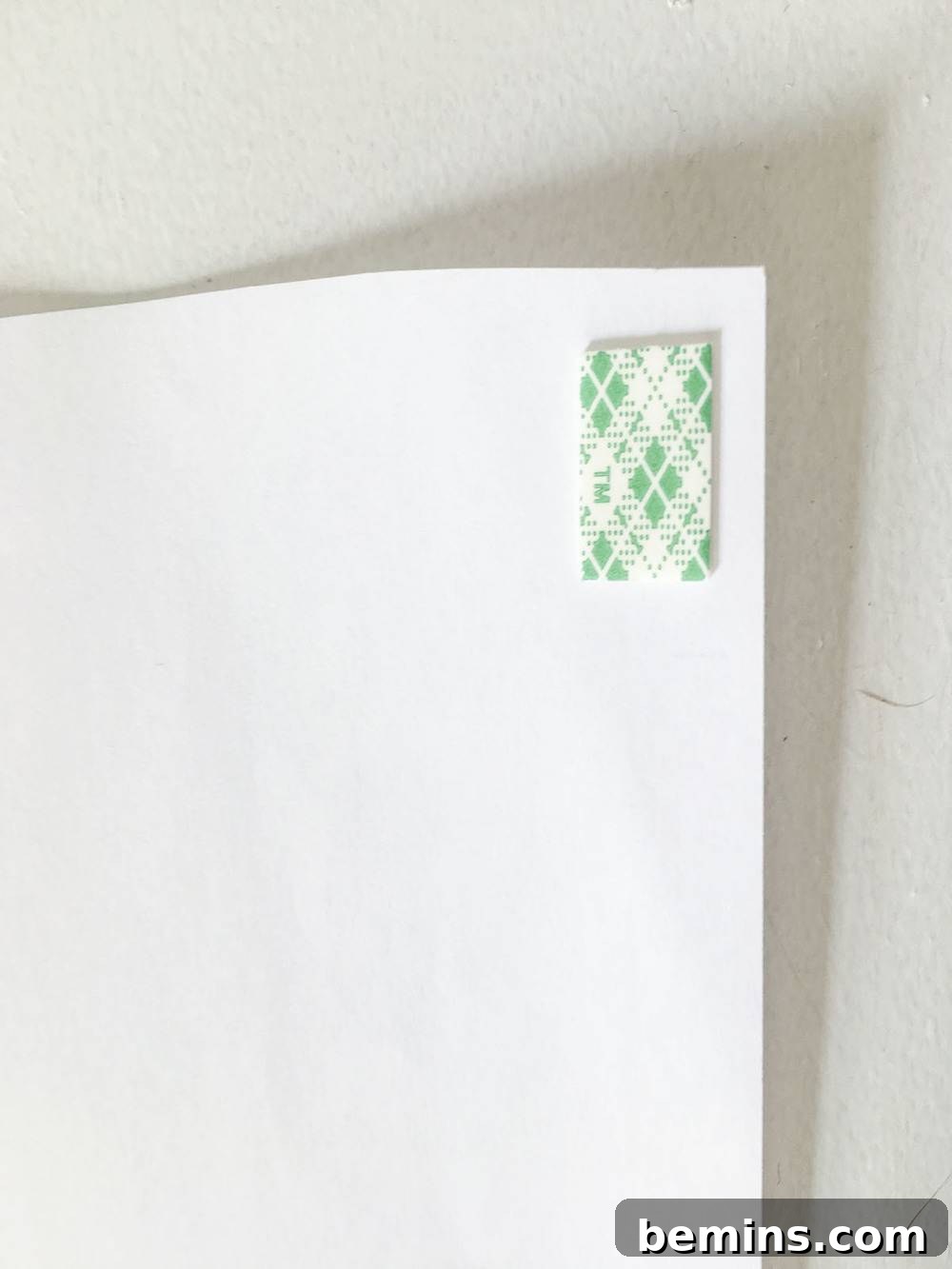 Attaching Prints with Mounting Squares