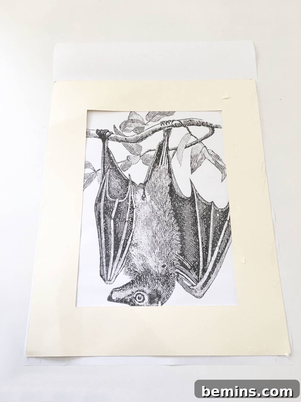 Cutting Vintage Halloween Prints