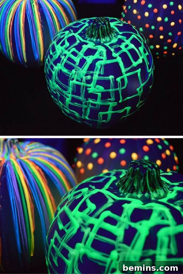 DIY Glow in the Dark Pumpkins