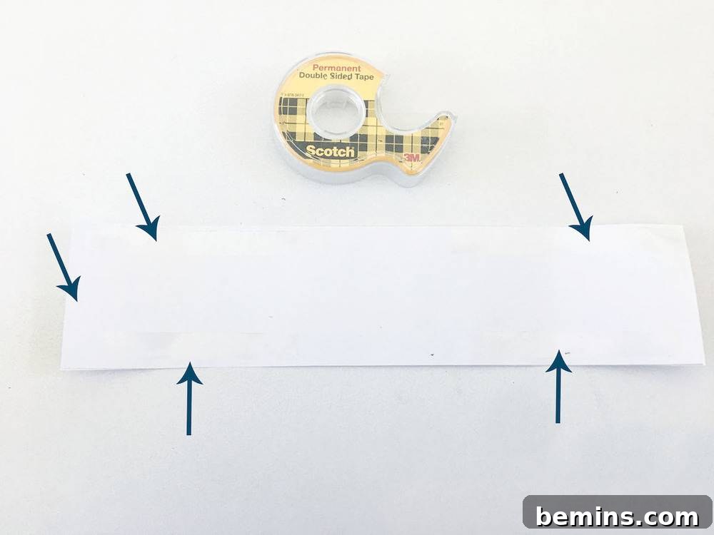 Applying Double-Sided Tape