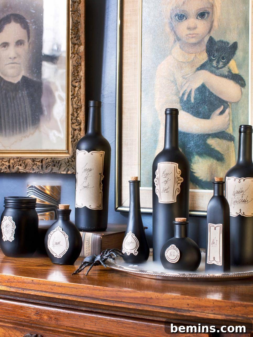 DIY Halloween Potion Bottles