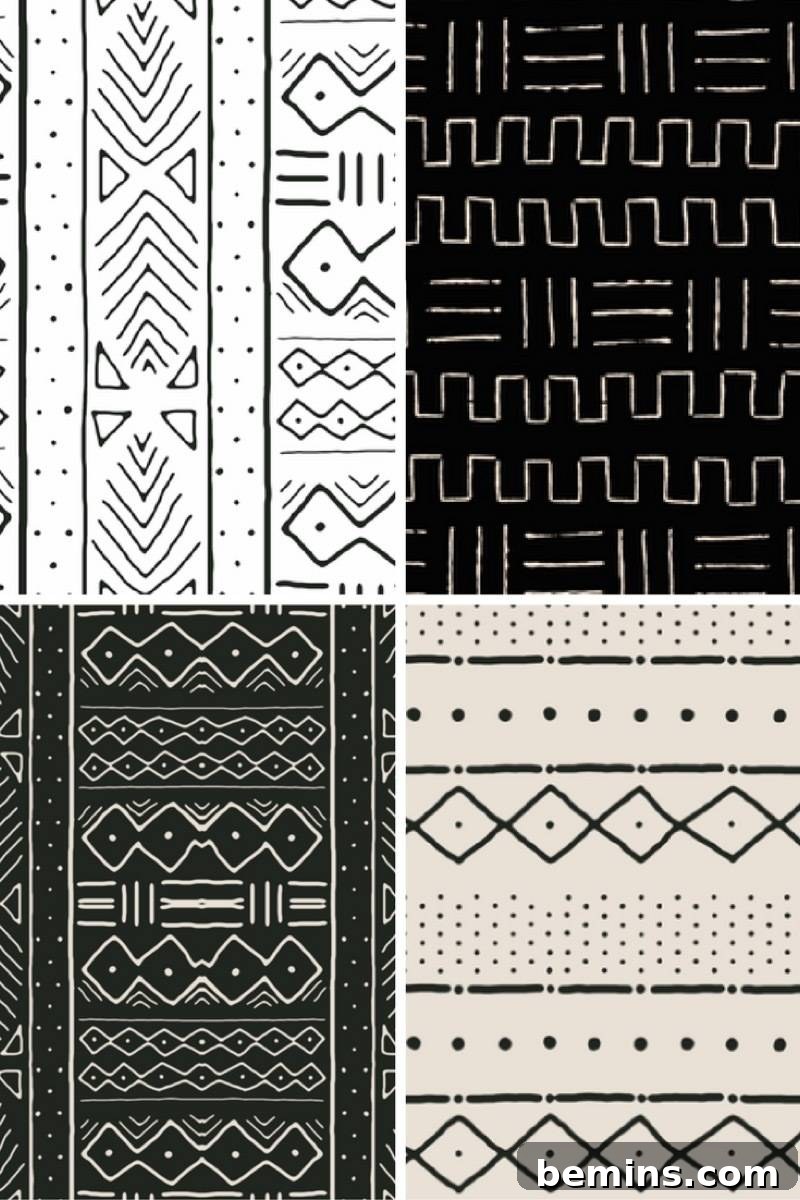 Mud Cloth Painted Pumpkin DIY