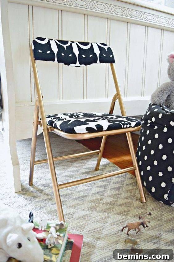 Upholstered Folding Chair