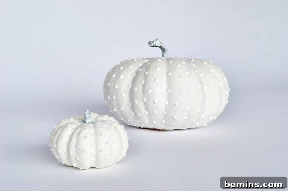 DIY your very own hobnail milk glass pumpkins