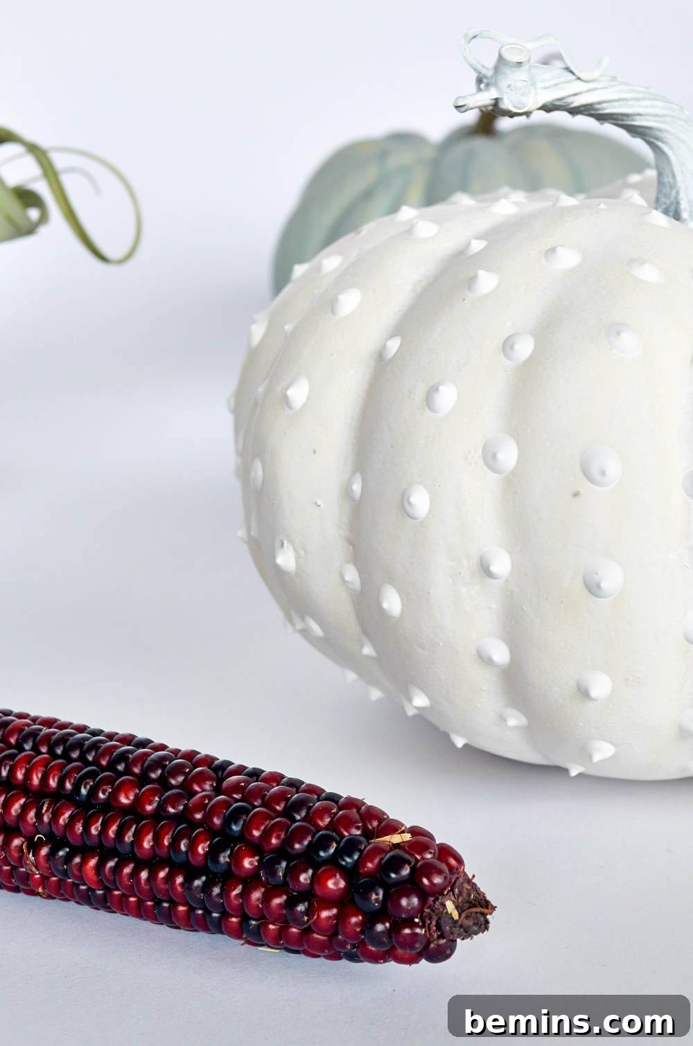 DIY your very own hobnail milk glass pumpkins