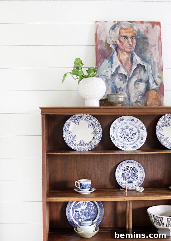 Close-up of Scandinavian Shiplap