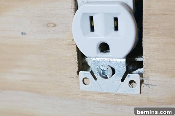 Cutting Shiplap Around Outlets