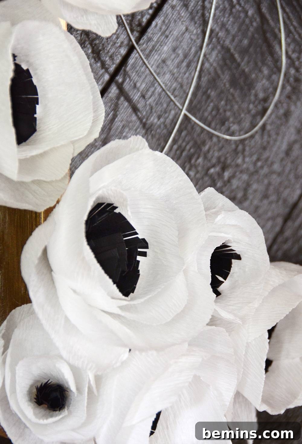 Close-up of the Halloween Wreath