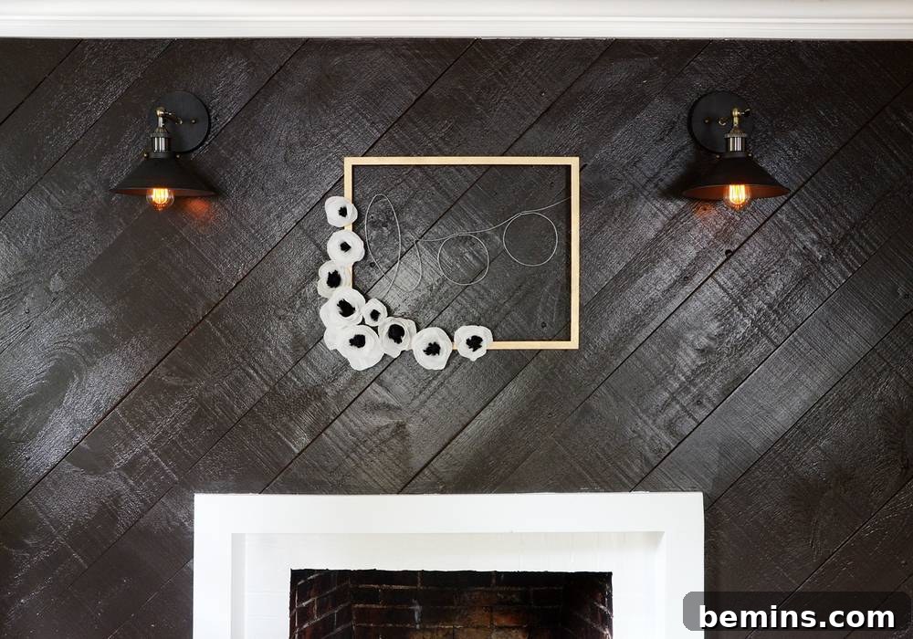 IKEA Frame Fright: Crafting a Chic Halloween Wreath 3 IKEA Hack: DIY Modern Halloween Wreath