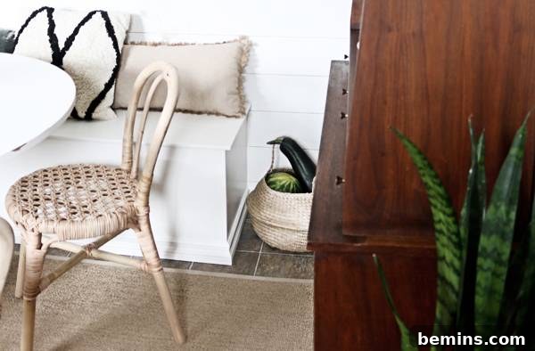Creating a Stylish Storage Bench: A DIY Guide 23 Finished Built-in Bench with Storage