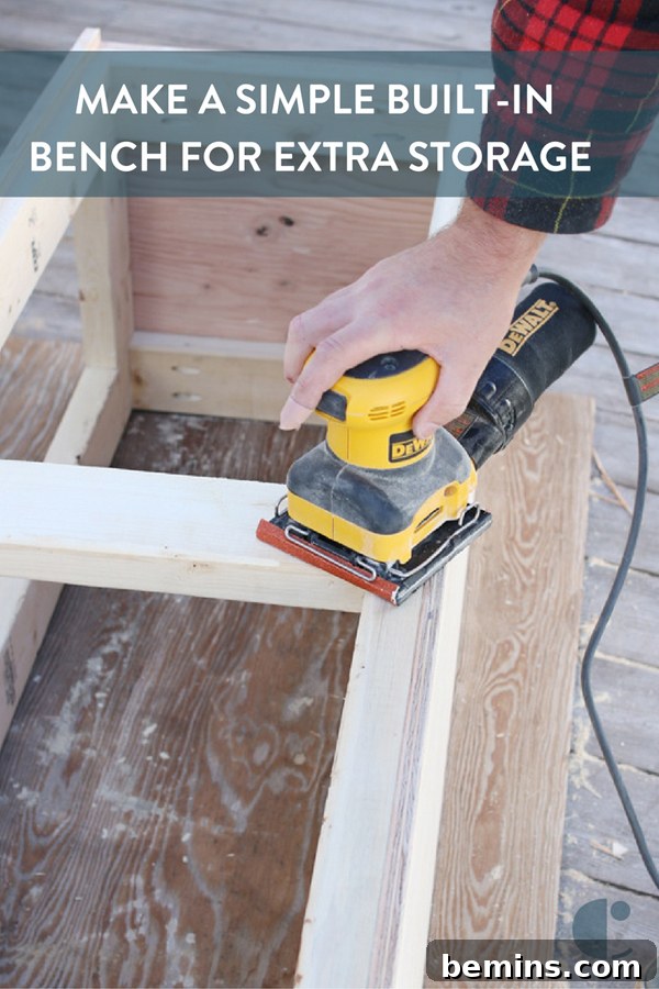 Creating a Stylish Storage Bench: A DIY Guide 4 Simple Built-In Bench for Kitchen Storage