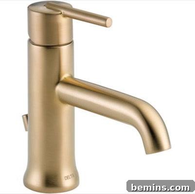 Champagne Bronze Bathroom Faucet
