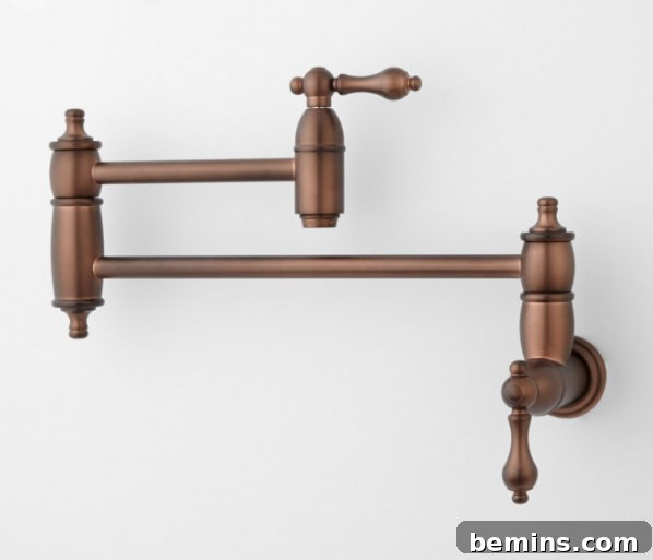 Antique Copper Kitchen Faucet