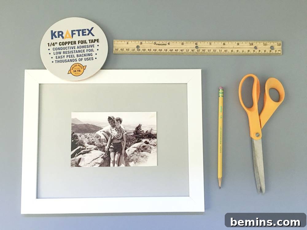 Materials for DIY Copper Photo Mat