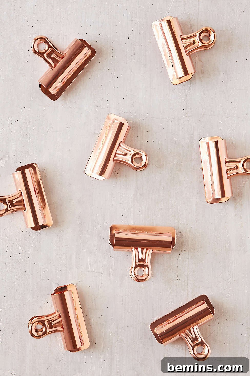 Elegant Copper Office Supplies Collection