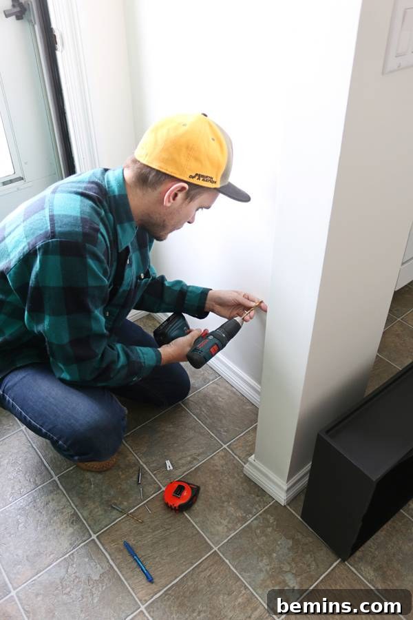 Smart Storage Solutions: An Effortless Mudroom Makeover 6 IKEA Shoe Storage Cabinet in Mudroom