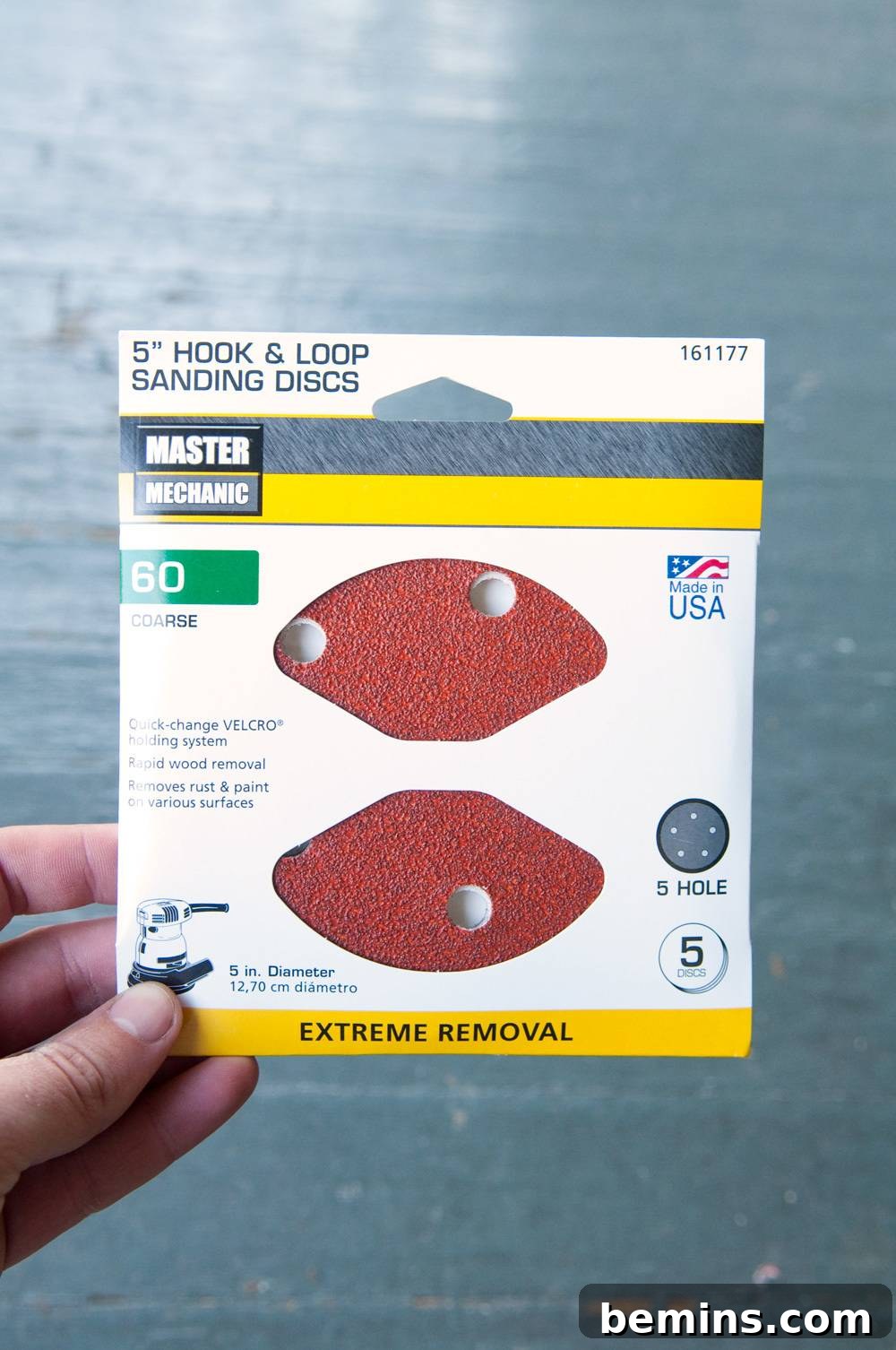 Packaging for a random-orbit sander.