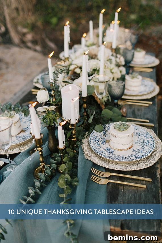10 Creative & Unique Thanksgiving Tablescapes To Inspire Your Holiday Inspiring Thanksgiving Table Settings: 10 Unique & Creative Ideas 13 Thanksgiving Tablescape Inspiration