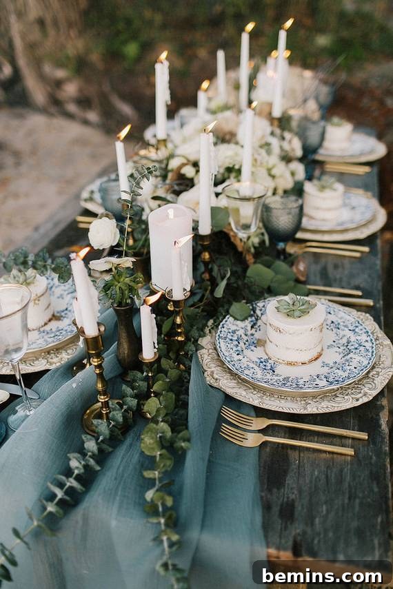 10 Creative & Unique Thanksgiving Tablescapes To Inspire Your Holiday Inspiring Thanksgiving Table Settings: 10 Unique & Creative Ideas 7 Seaside Thanksgiving Tablescape with Green and White Decor