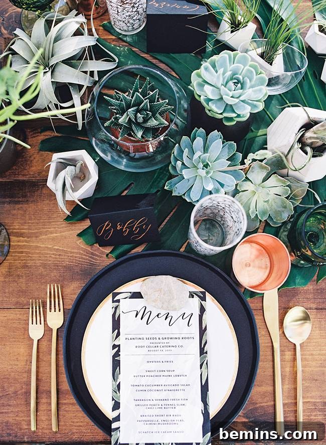 10 Creative & Unique Thanksgiving Tablescapes To Inspire Your Holiday Inspiring Thanksgiving Table Settings: 10 Unique & Creative Ideas 10 Thanksgiving Tablescape with Air Plants and Succulents