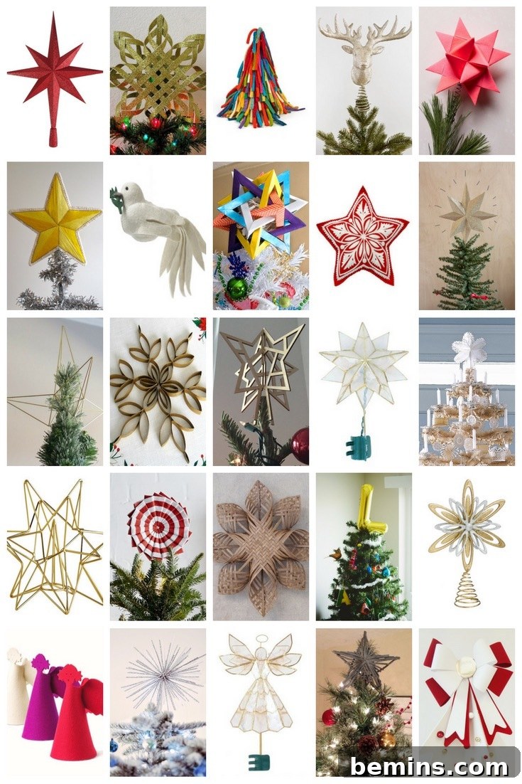 Top 30 Christmas Tree Toppers: DIY & Ready-Made Ideas