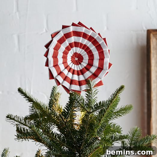 30 Dazzling Christmas Tree Toppers: Buy or DIY 16 Rosette Christmas Tree Topper