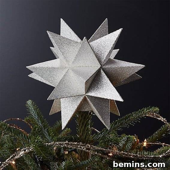 30 Dazzling Christmas Tree Toppers: Buy or DIY 19 Moravian Star Christmas Tree Topper