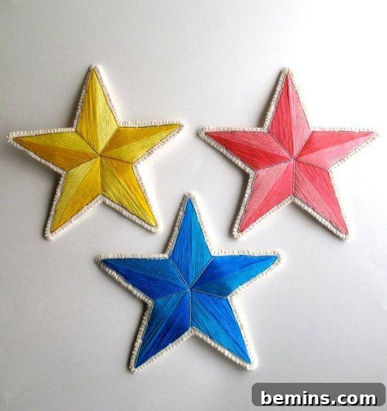 30 Dazzling Christmas Tree Toppers: Buy or DIY 21 Embroidered Felt Star Christmas Tree Topper