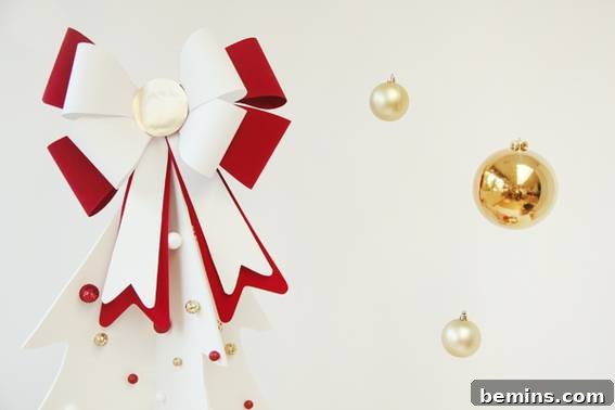 30 Dazzling Christmas Tree Toppers: Buy or DIY 6 Giant Bow Christmas Tree Topper